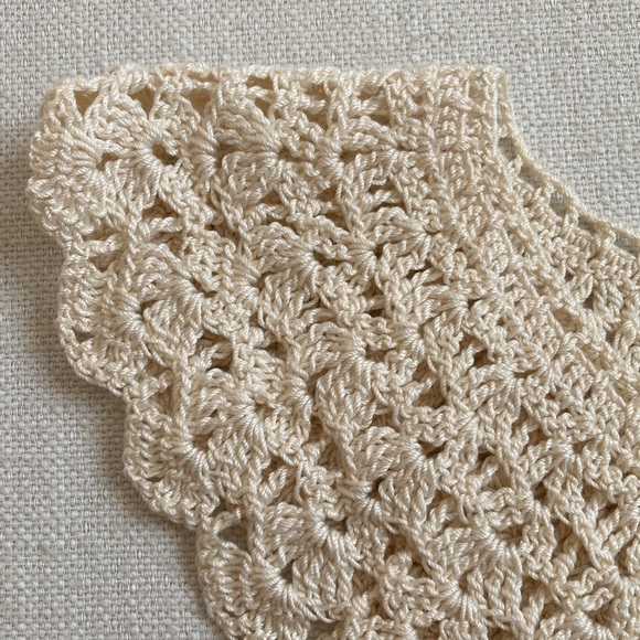 Handmade Crochet Lace Collar - Picture 4 of 15